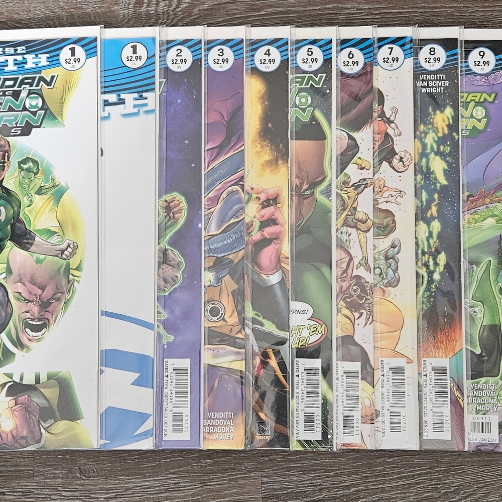 DC Hal Jordan & Green Lantern Corps #1–13 + One Shot Comic Lot